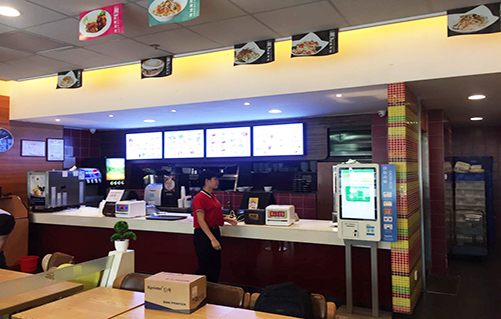 二维码扫描模块嵌入自助点餐机,实现自助点餐收费