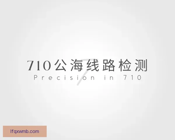 了解710公海线路检测
